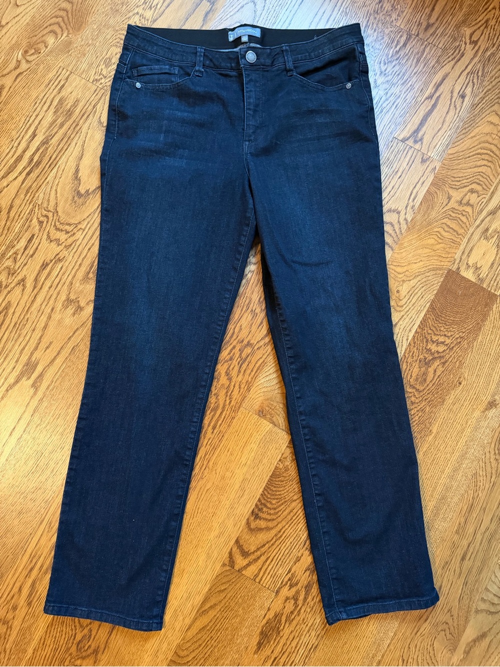 Wit & Wisdom Straight Leg Black Stretch Jeans